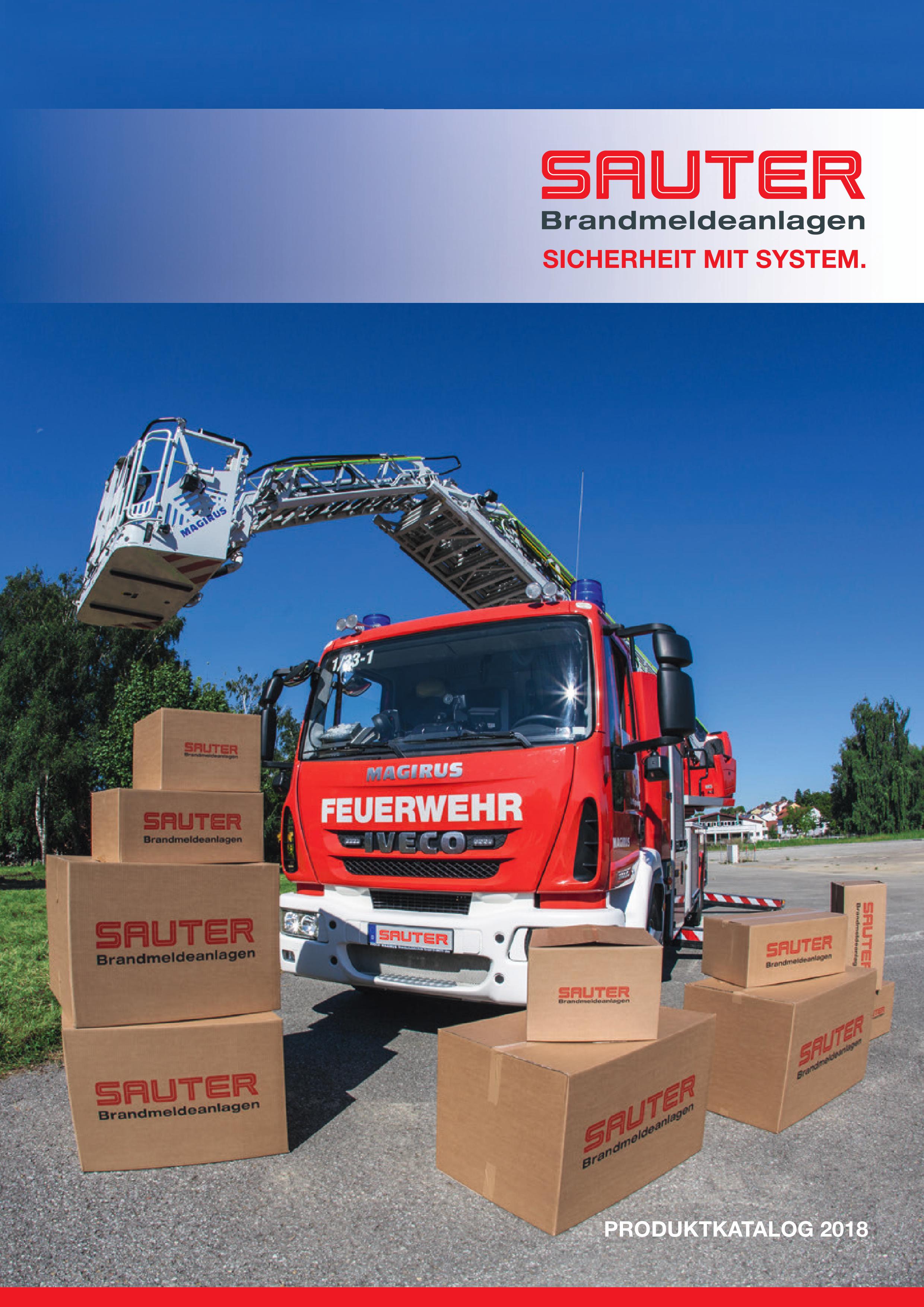 Sauter Brandmeldeanlagen Deutschland Katalog