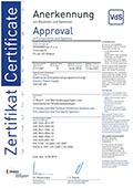 171-004 VdS Zertifikat 1